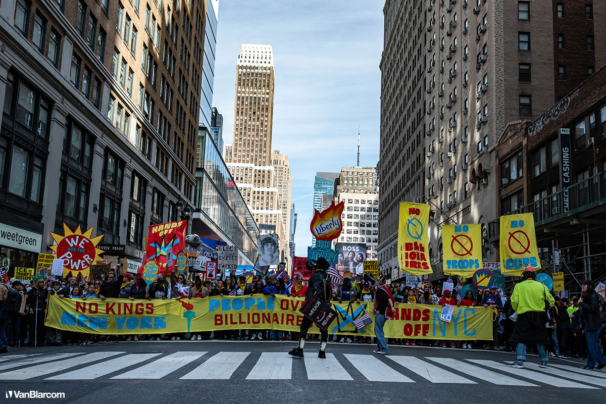 No Kings Day New York City October 18, 2025